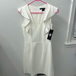 Stunning white French Connection cocktail dress